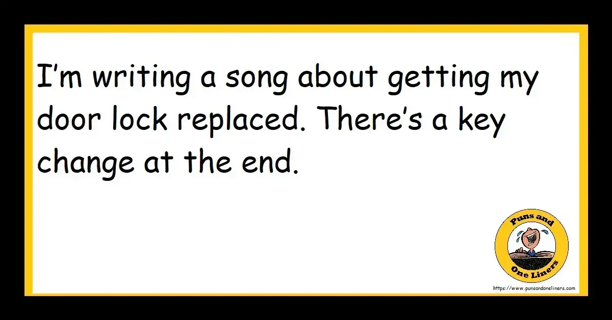 Key Jokes Puns And One Liners
