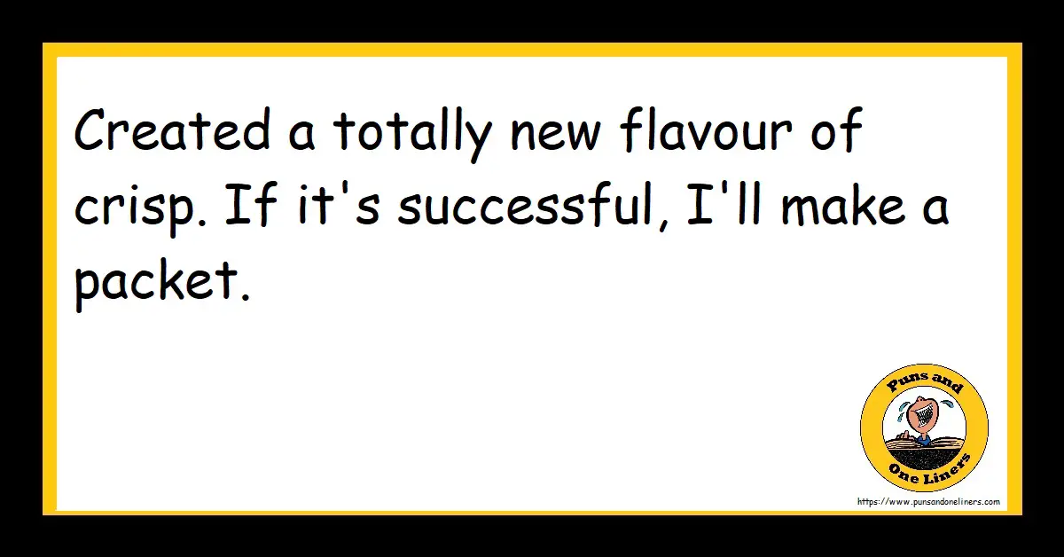 Crisp Jokes Puns And One Liners