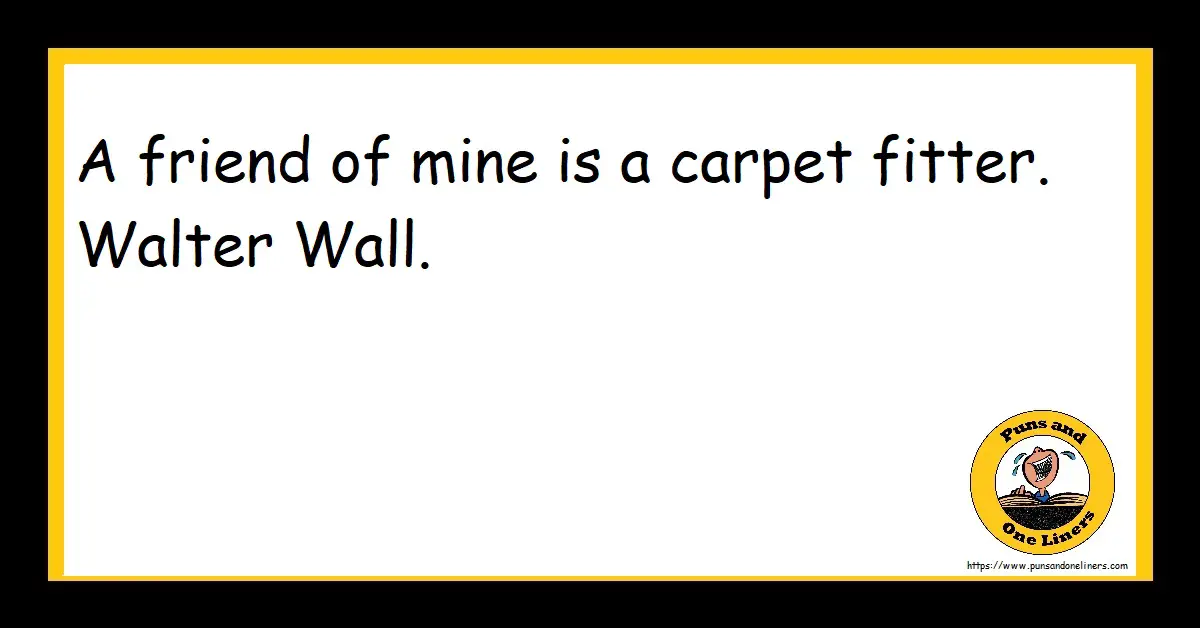 Wall Jokes Puns And One Liners