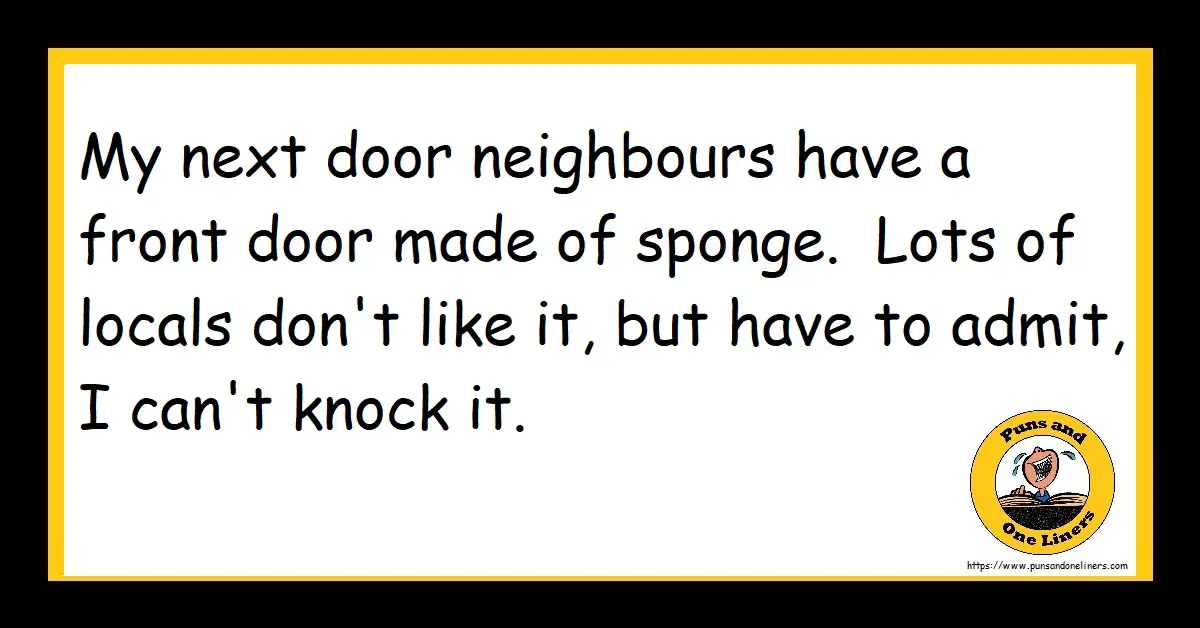 Sponge Jokes - Puns And One Liners