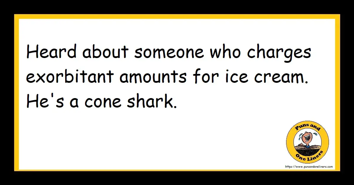 Cone Jokes Puns And One Liners
