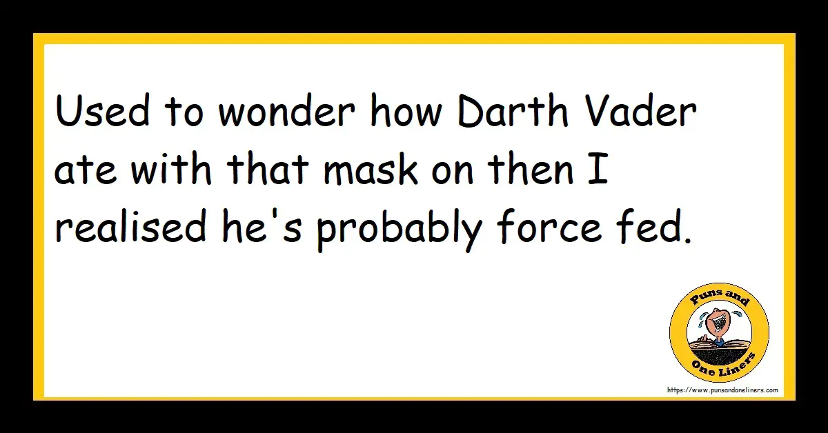 Mask Jokes Puns And One Liners