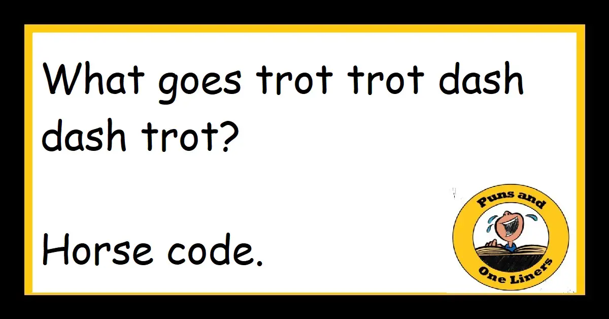 Dash Jokes Puns And One Liners