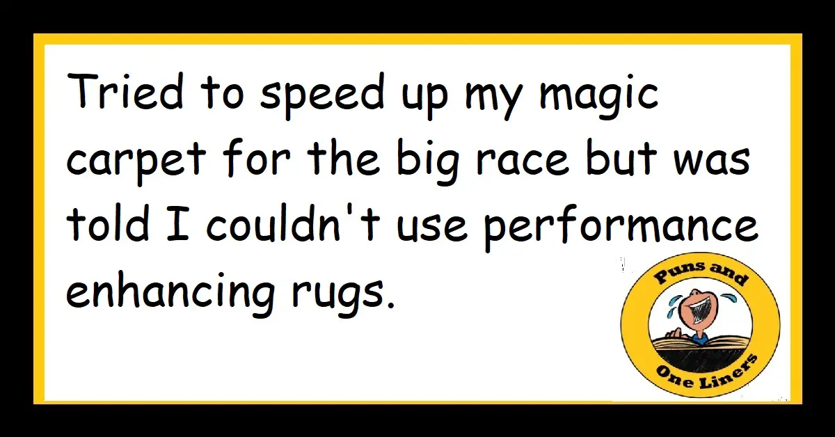 Rug Jokes Puns And One Liners